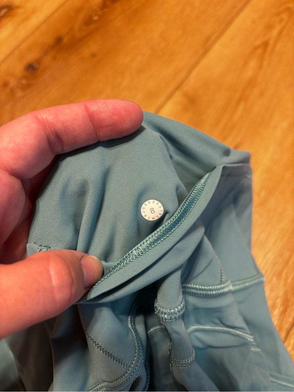 lululemon teal workout leggings with hidden pocket